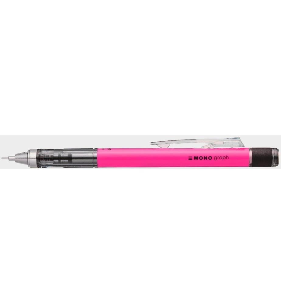 TOMBOW - Porte-mines MONOgraph 0.7 Rose fluo
