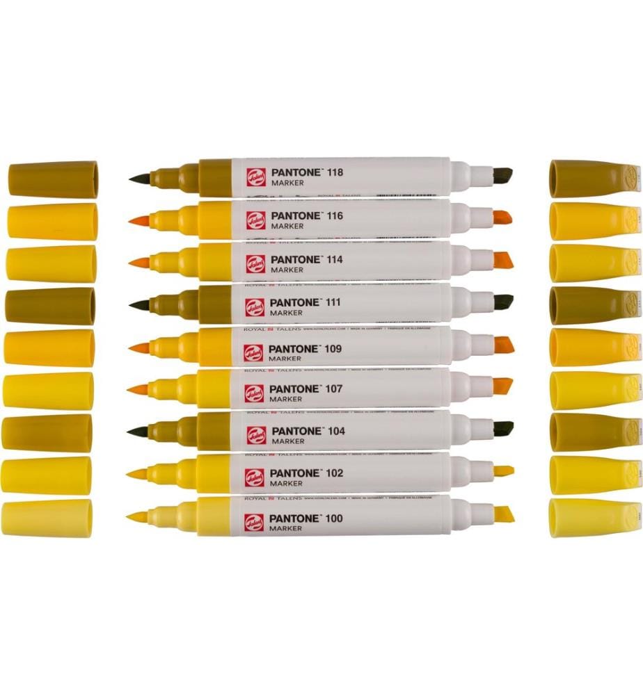 TALENS - Set de marqueurs Pantone 9x Jaune