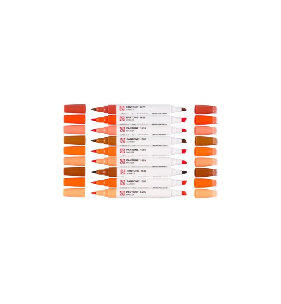 TALENS - Set de marqueurs Pantone 9x Rouge