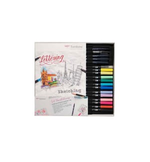 TOMBOW - Geschenkset ABT Dual Brush Pen Mehrfarbig