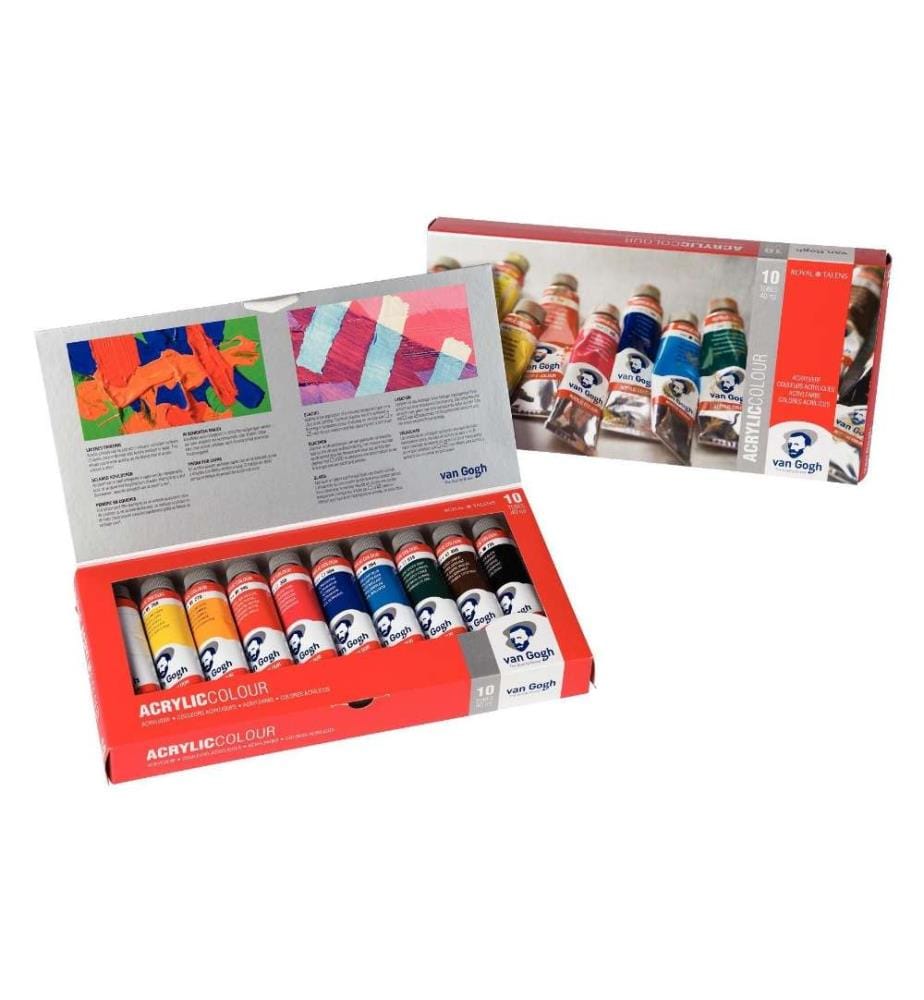 VAN GOGH - Acrylfarbe Basic-Set, 40 ml, Mehrfarbig