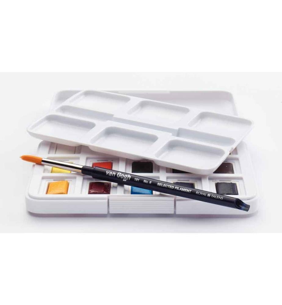 VAN GOGH - Aquarellfarbe Pocket Box 12 Näpfchen, Mehrfarbig