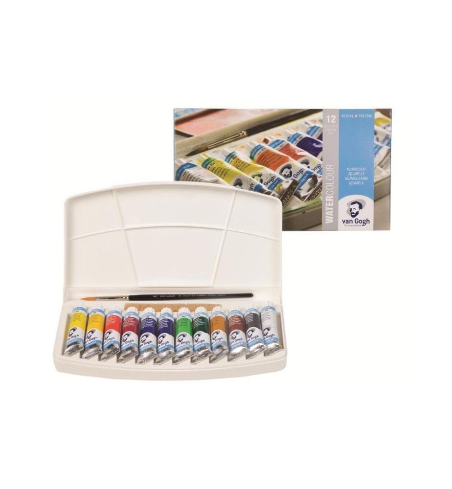 VAN GOGH - Peinture pour aquarelle Malkasten 12er-Set, Mehrfarbig
