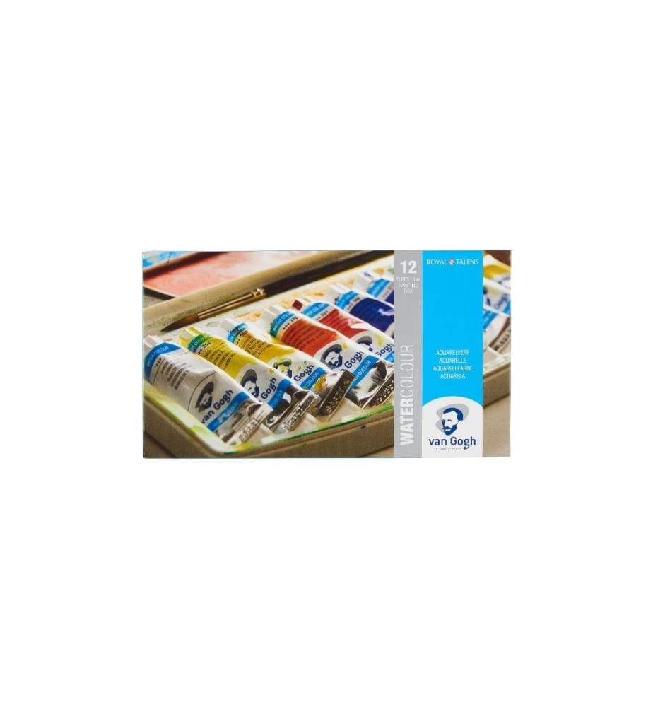 VAN GOGH - Peinture pour aquarelle Malkasten 12er-Set, Mehrfarbig