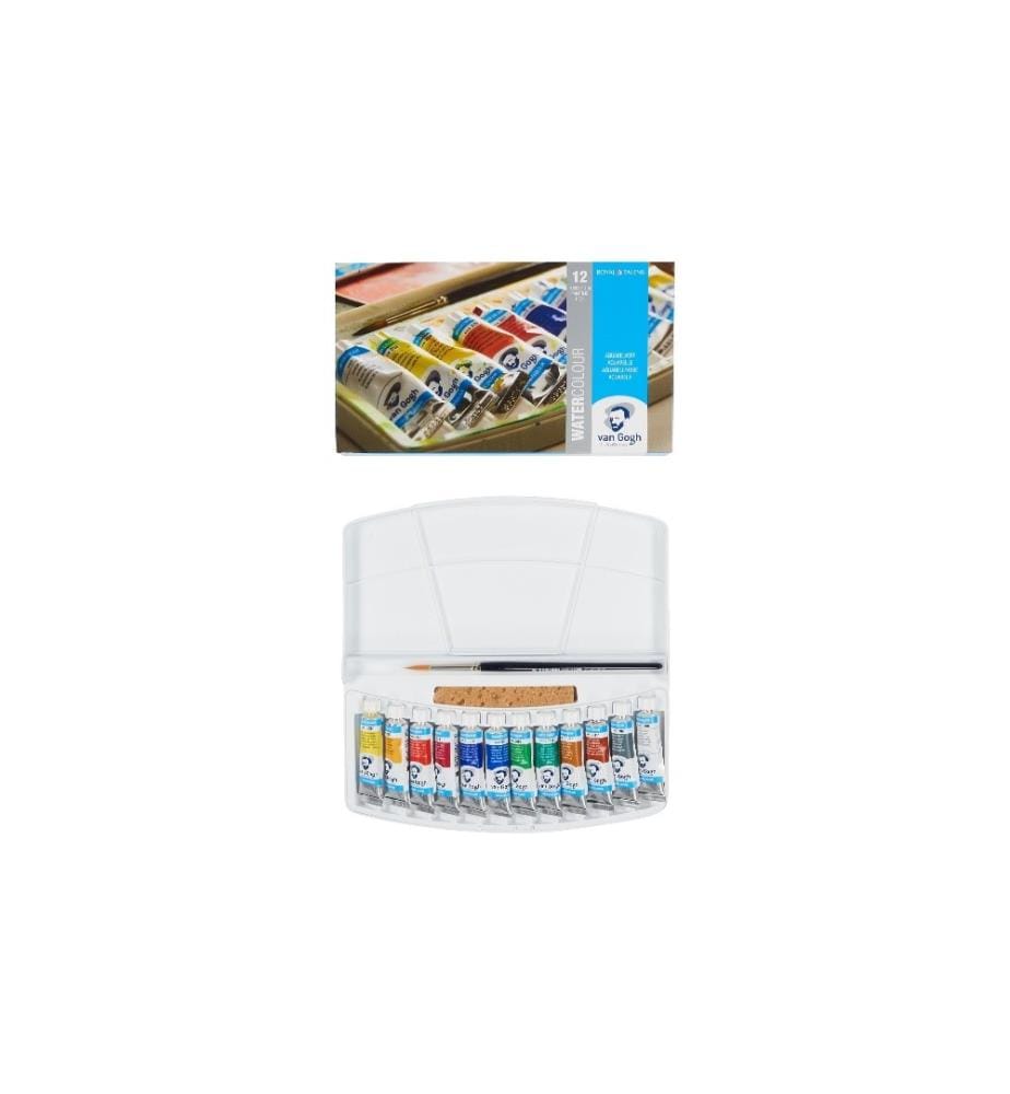 VAN GOGH - Peinture pour aquarelle Malkasten 12er-Set, Mehrfarbig