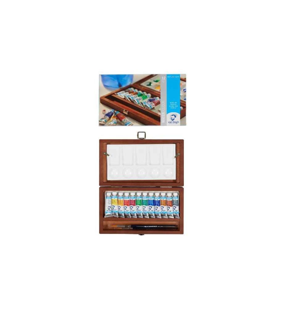 VAN GOGH - Aquarellfarbe Malkasten 12er-Set, Mehrfarbig