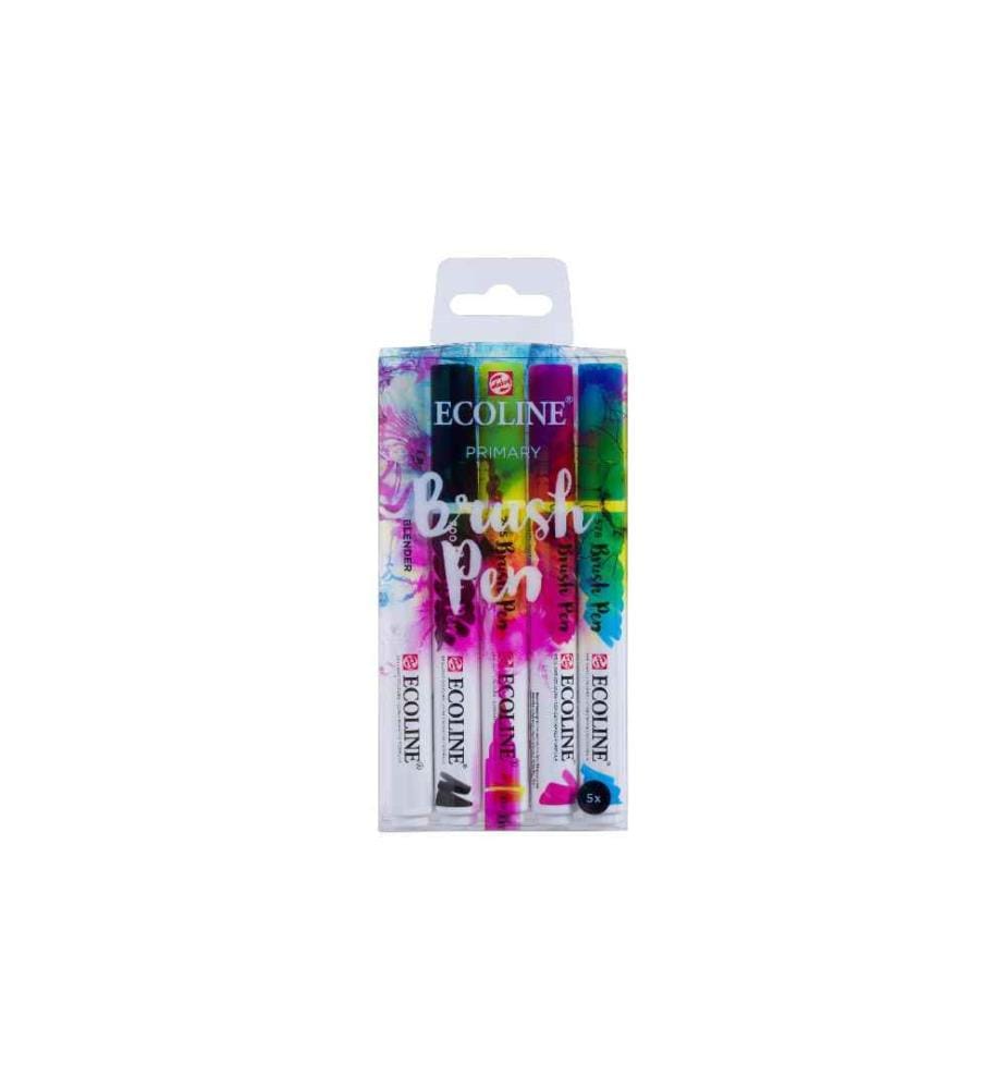 TALENS - Feutres de coloriage Ecoline  Jeu de 5, primaire