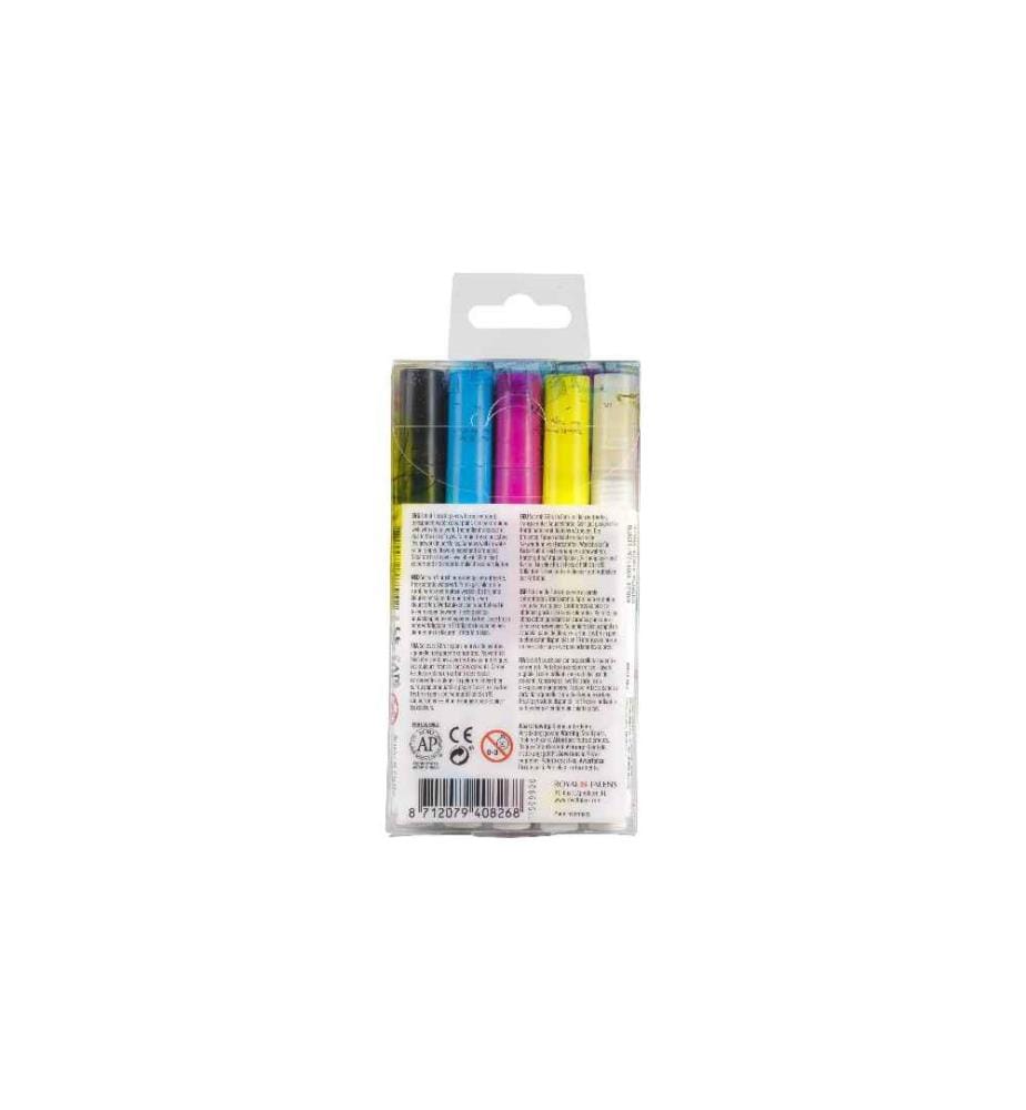TALENS - Feutres de coloriage Ecoline  Jeu de 5, primaire