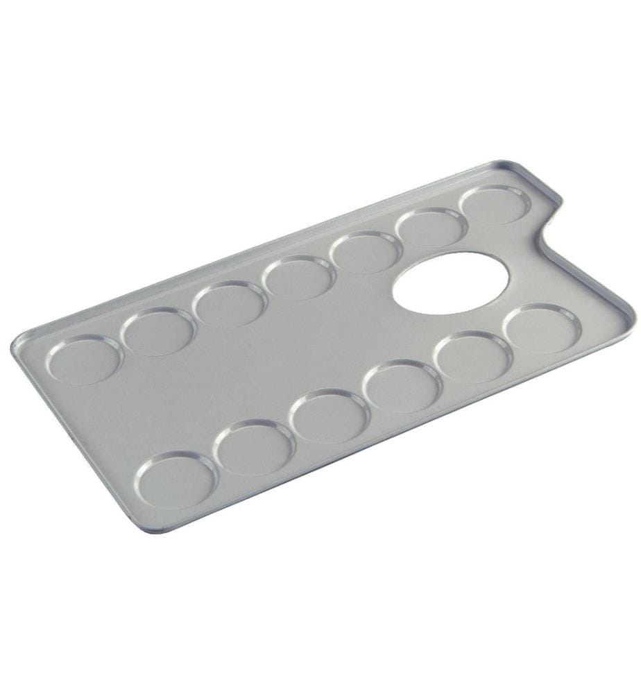 TALENS - Farbpalette Rechteckig 10.6 x 20 cm, 13 Näpfe
