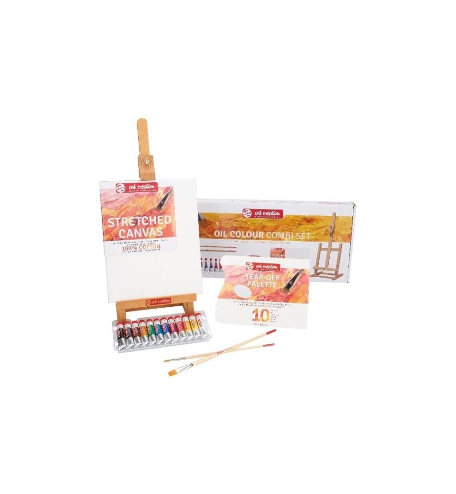 TALENS - Ölfarbe Kombi 12er Set, Mehrfarbig