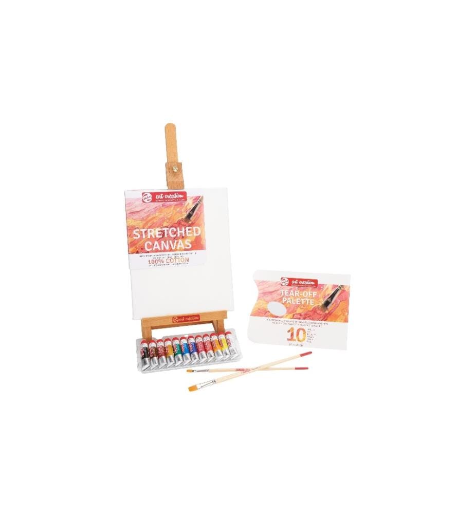 TALENS - Acrylfarbe Kombi 12er Set, Mehrfarbig