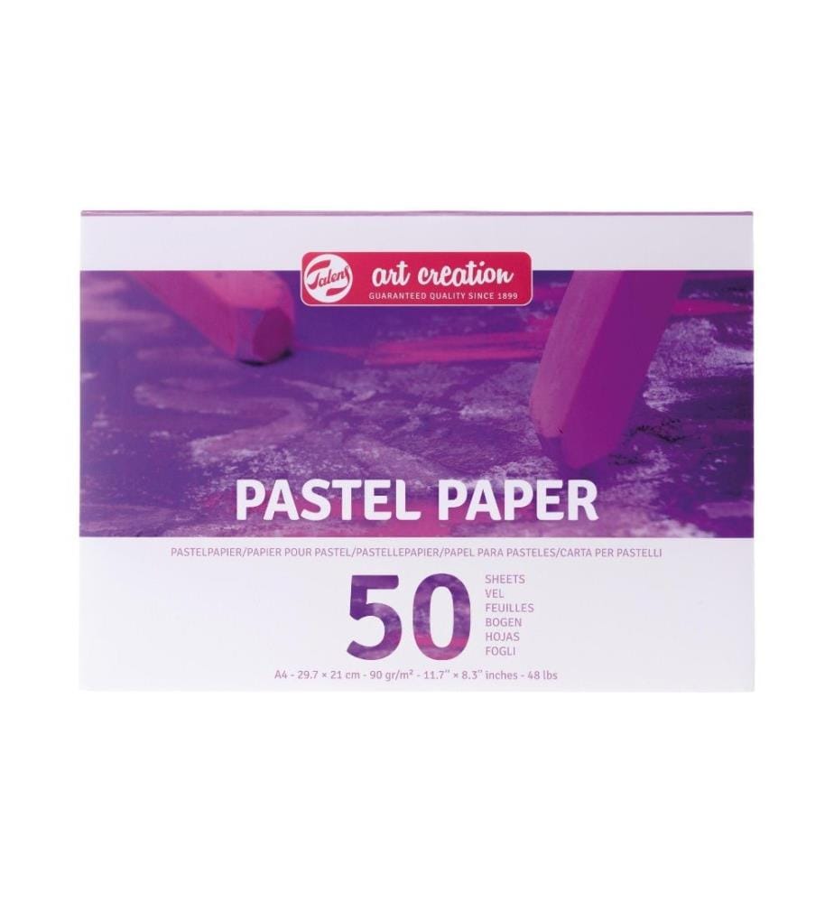 TALENS - Carnet de dessin A4 pour les crayons pastel