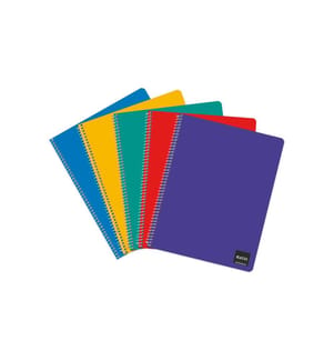 ELCO - Carnet de notes avec reliure spirale A6 4 mm carré, 10 pièces