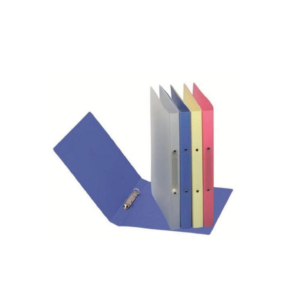 PAGNA - Classeur à anneaux A4 PP 2.3 cm, Bleu clair