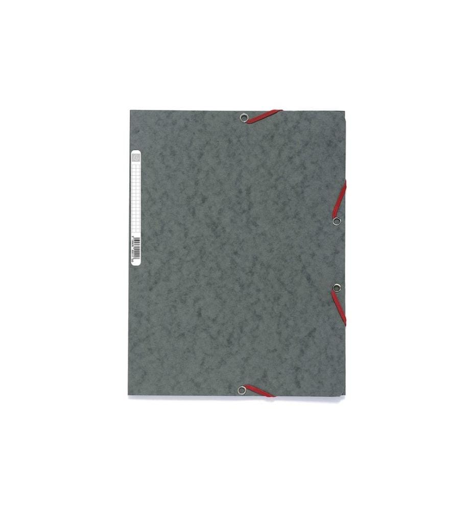 EXACOMPTA - Gummibandmappe A4 Grau, 250 Blatt