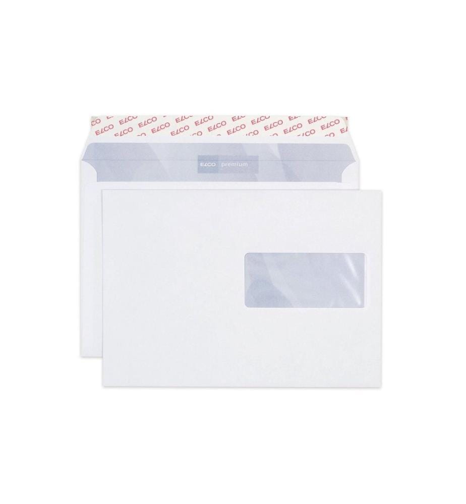 ELCO - Enveloppe Office Box C5 avec fenêtre à droite, 100 pièces
