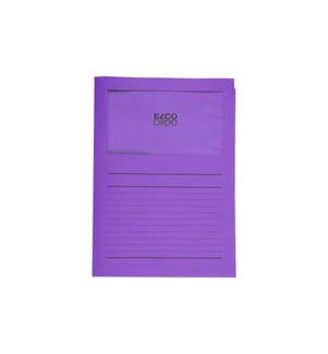 ELCO - Pochette transparente Ordo Classico Violet, 100 pièces
