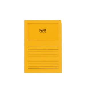 ELCO - Pochette transparente Ordo Classico Jaune d'or, 100 pièces