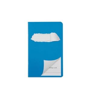 ELCO - Schulheft Aufgabenheft 11 x 17.5 cm, Liniert, Blau/Weiss