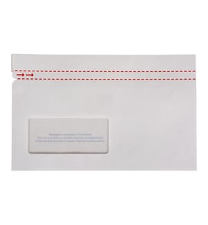 ELCO - Dokumententasche aus Papier C5/6 Fenster links, 250 Stück