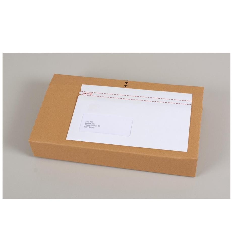 ELCO - Pochette pour documents en papier C5/6 Fenêtre droite, 250 pièces