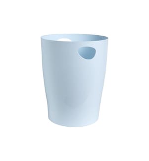 EXACOMPTA - Corbeille à papier ECOBIN Aquarel 15 l, Bleu clair