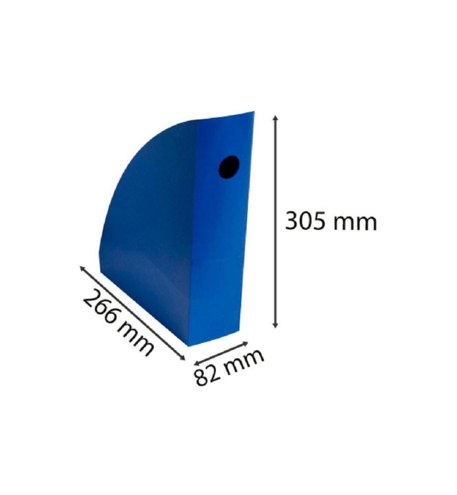 EXACOMPTA - Porte-revue Bee Blue Mag-Cube A4 Bleu marine