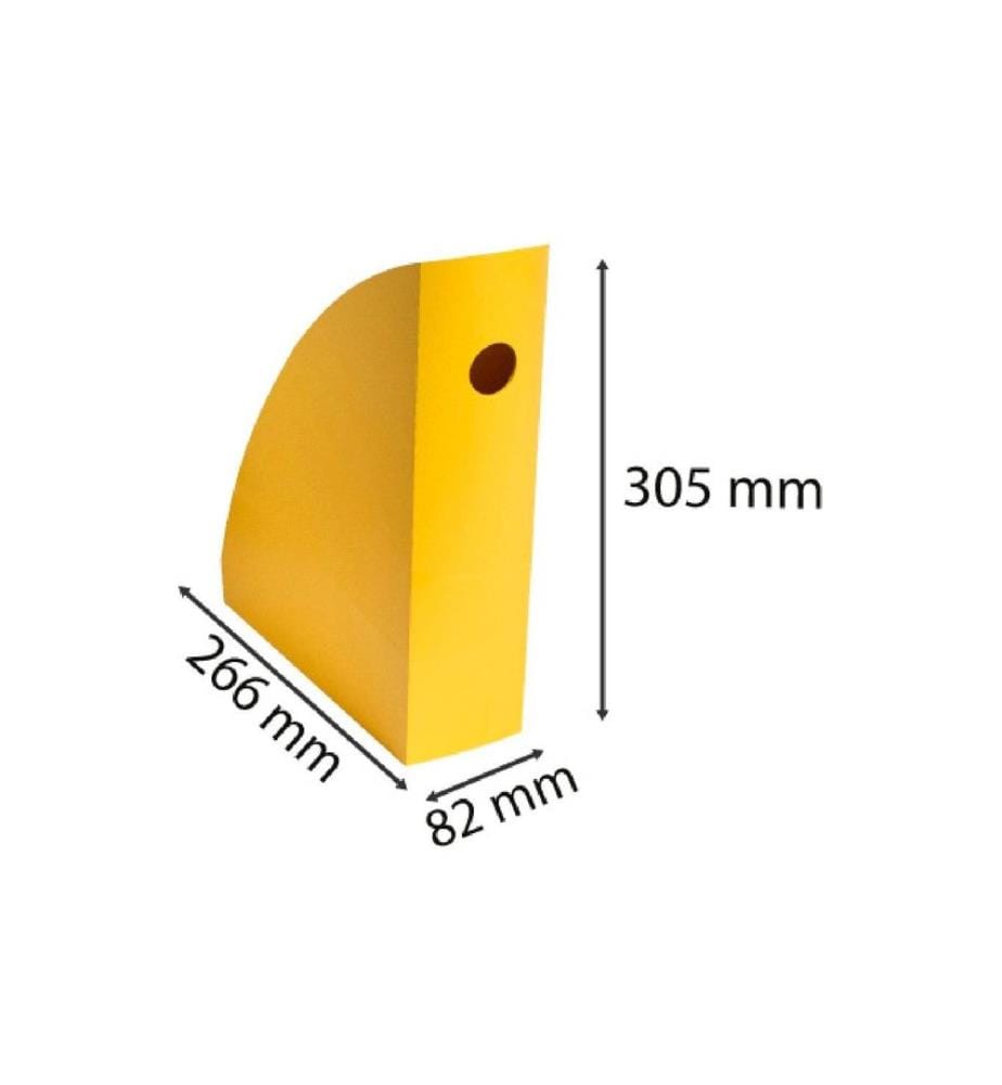 EXACOMPTA - Porte-revue Bee Blue Mag-Cube A4 Jaune/Safran