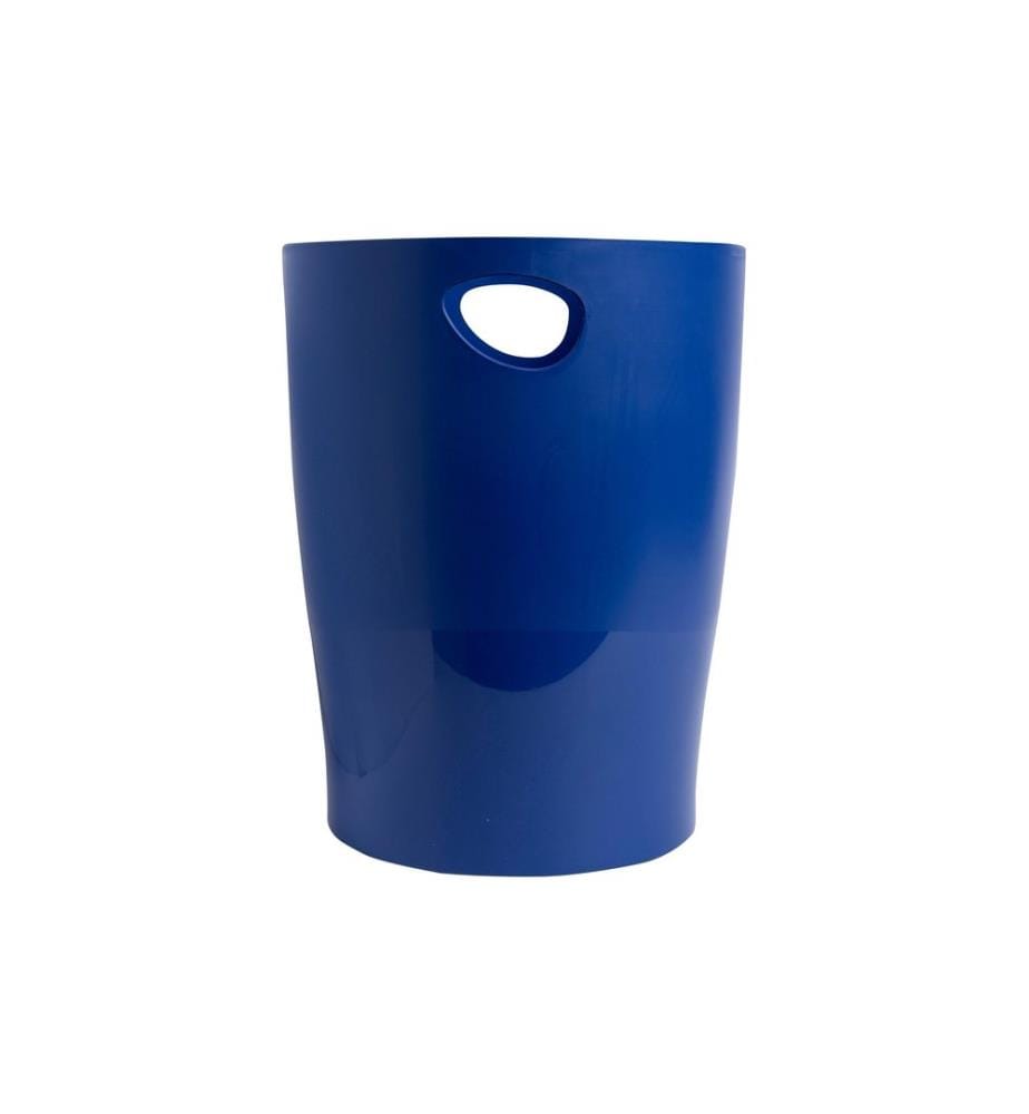 EXACOMPTA - Papierkorb Bee Blue Ecobin 15 l, Marineblau