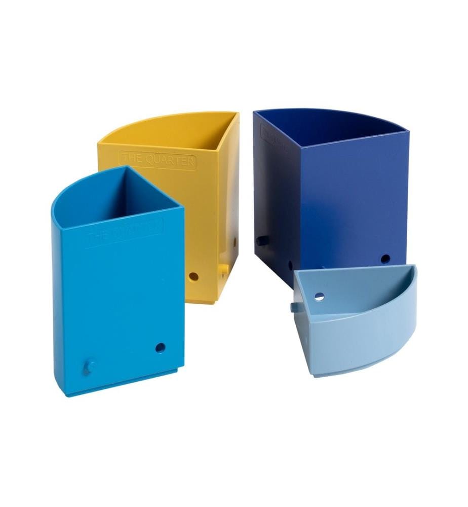 EXACOMPTA - Stiftehalter Bee Blue Gelb/Dunkelblau/Hellblau