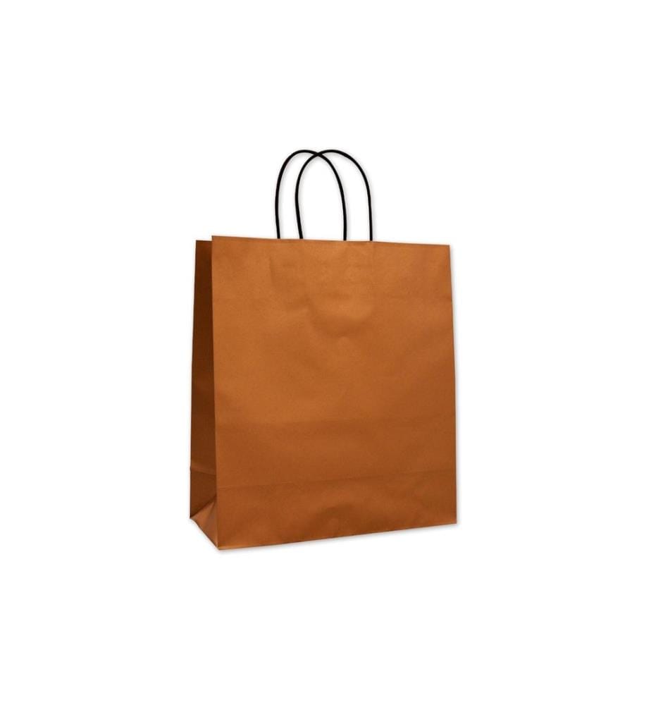 ELCO - Geschenktasche 22 x 10 x 27 cm, 25 Stück, Bronze