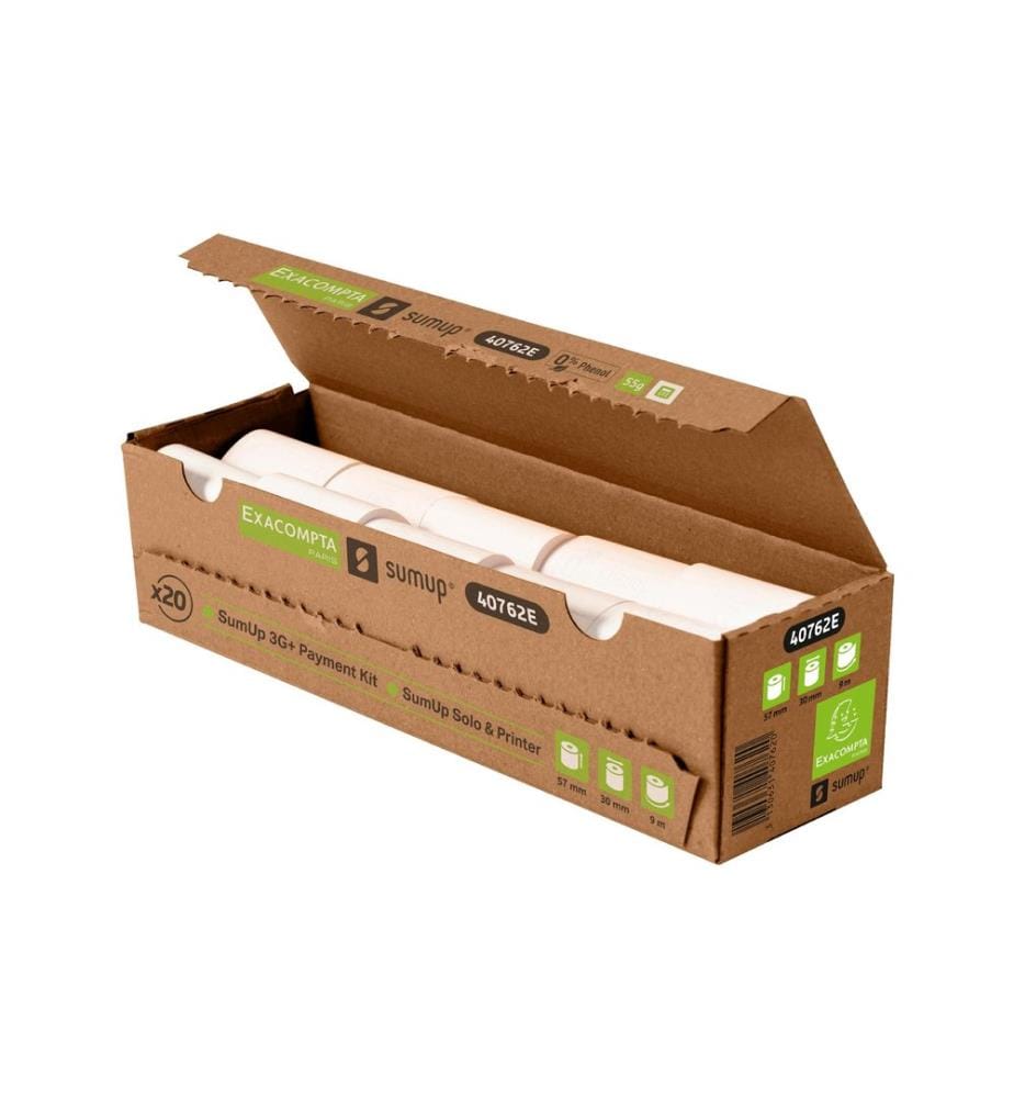 EXACOMPTA - Thermo-Papierrolle SumUp 20 Stück