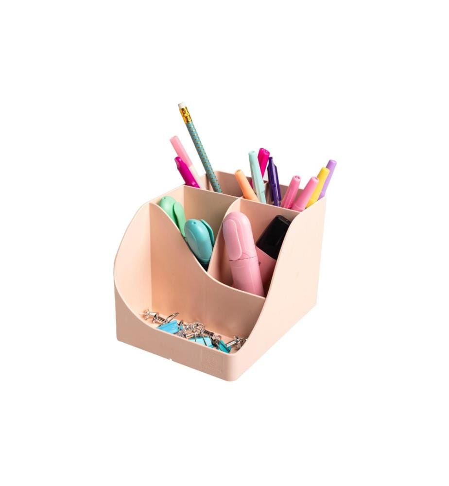 EXACOMPTA - Pot à crayons Pen-Wave Skandi Rose clair