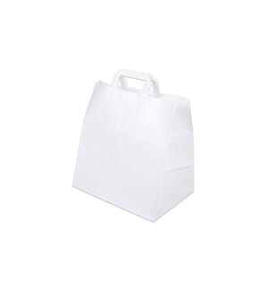 ELCO - Sachet cadeau avec anse plate 32 x 22 x 30 cm 50 Pièce/s, Blanc