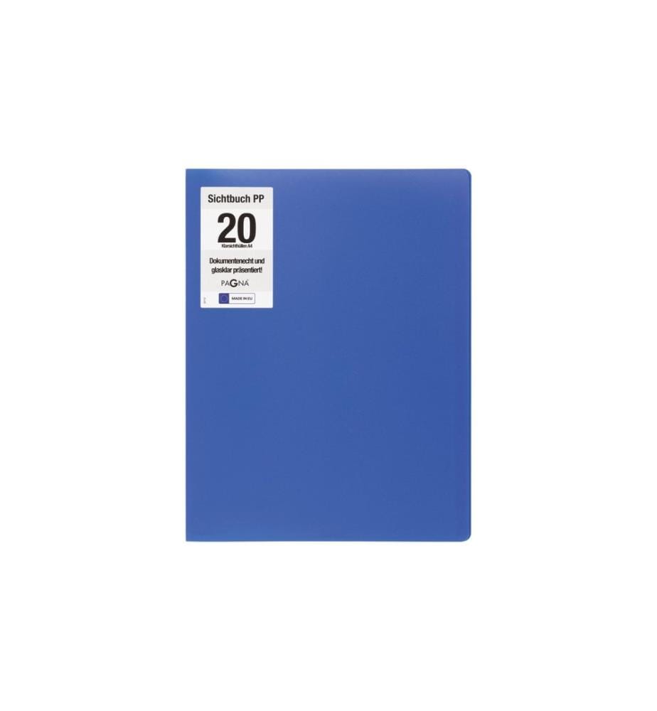 PAGNA - Chemises de présentation Office A4 Bleu
