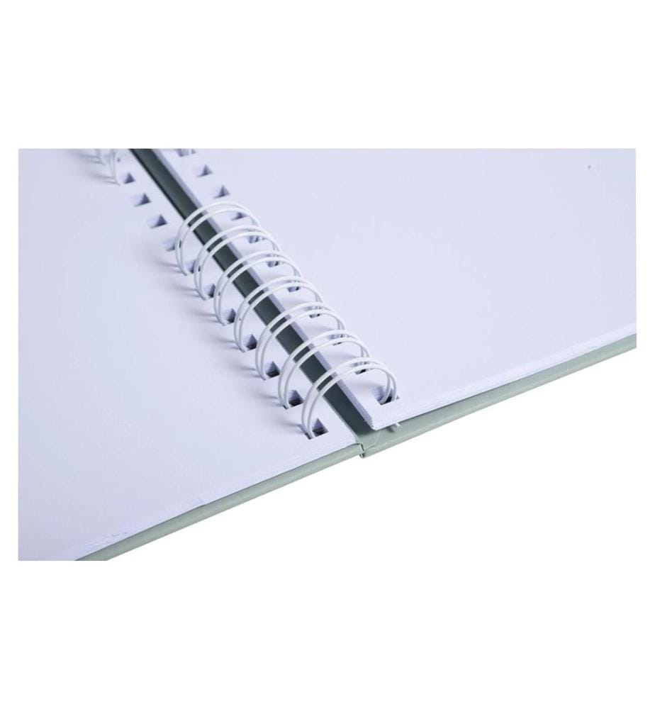 EXACOMPTA - Album photo AutentiK, 32 x 22 cm, 250 g/m², 50 pages, sauge