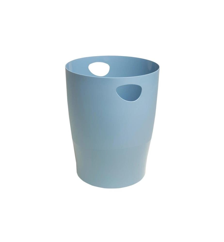 EXACOMPTA - Papierkorb Ecobin AutentiK, 15 l, Blaugrau