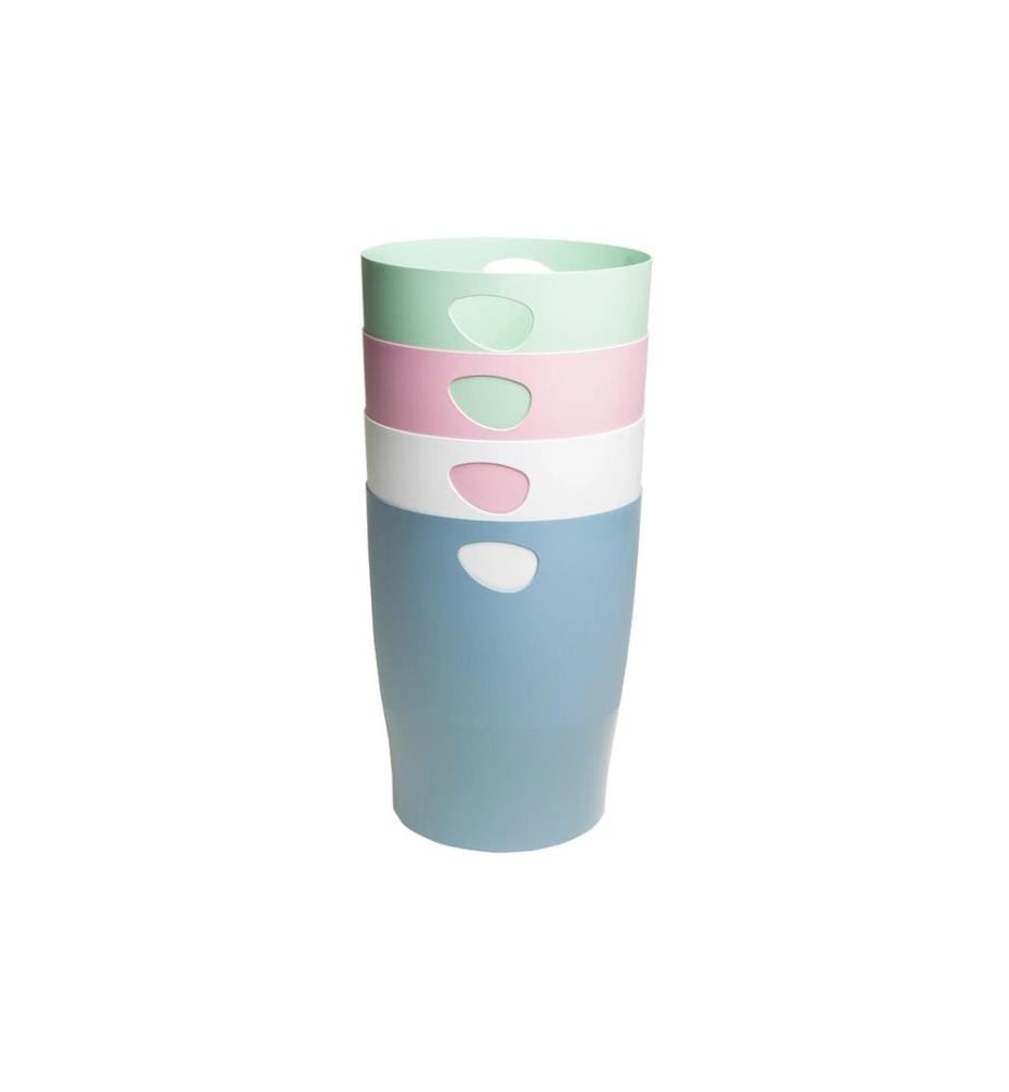 EXACOMPTA - Papierkorb Ecobin AutentiK, 15 l, Bonbonrosa