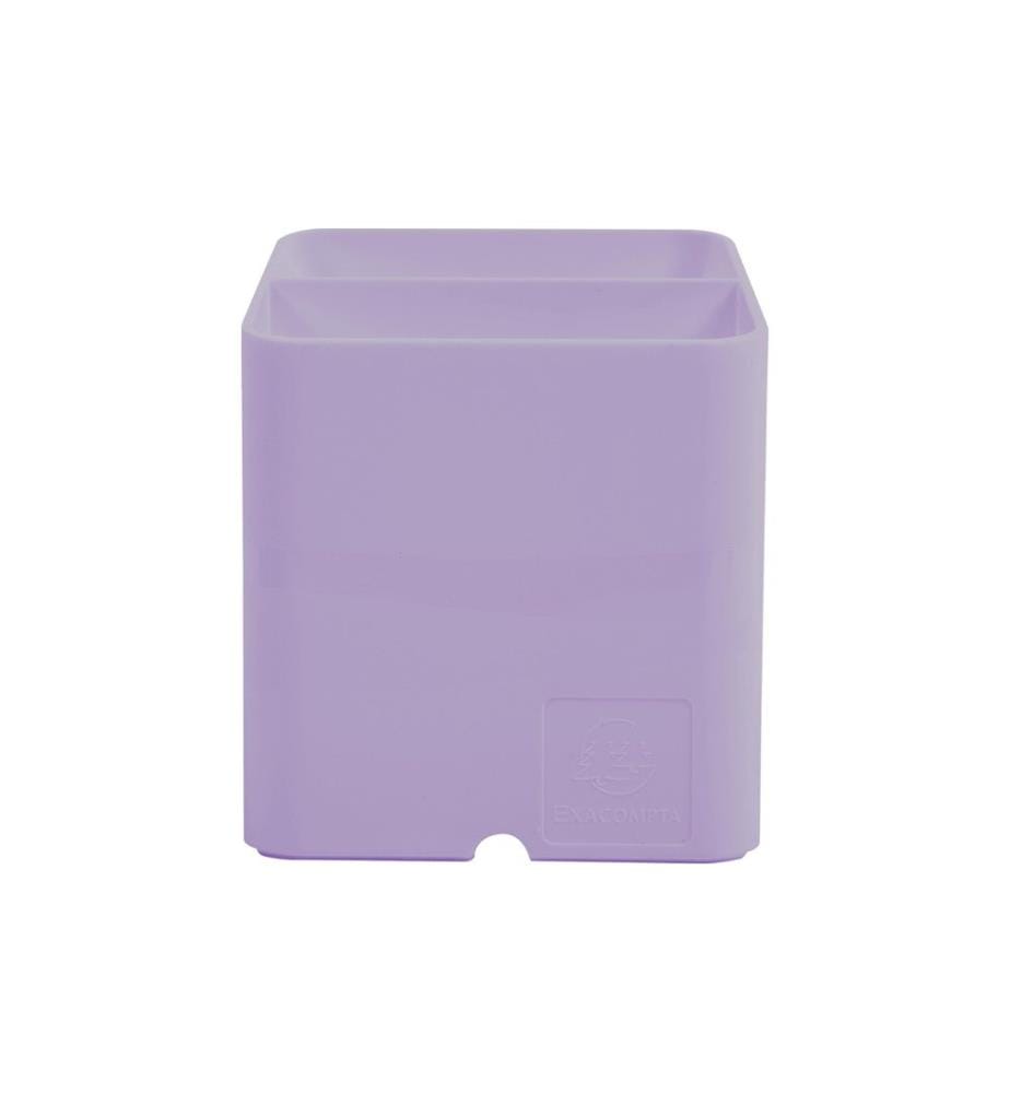 EXACOMPTA - Pot à crayons Pen-Cube Aquarel, Mauve