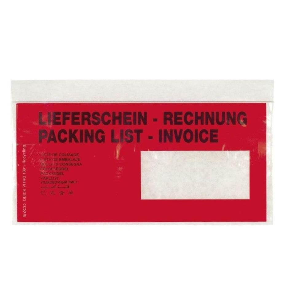 ELCO - Dokumententasche Quick Vitro C5/6 Fenster rechts, 250 Stück