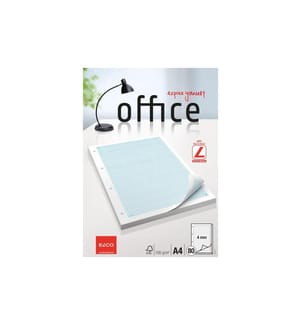 ELCO - Feuillets mobiles A4 4 fois perforé 4 mm quadrillé