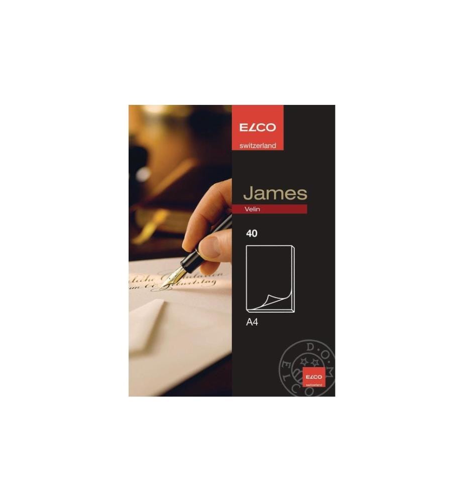 ELCO - Kits de papier à lettre James Velin A4 40 pièces