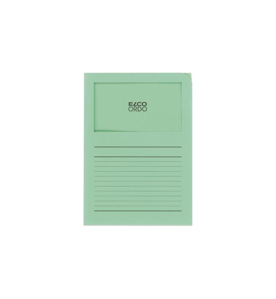 ELCO - Pochette transparente Ordo Classico A4 Herbe verte, 10 pièces