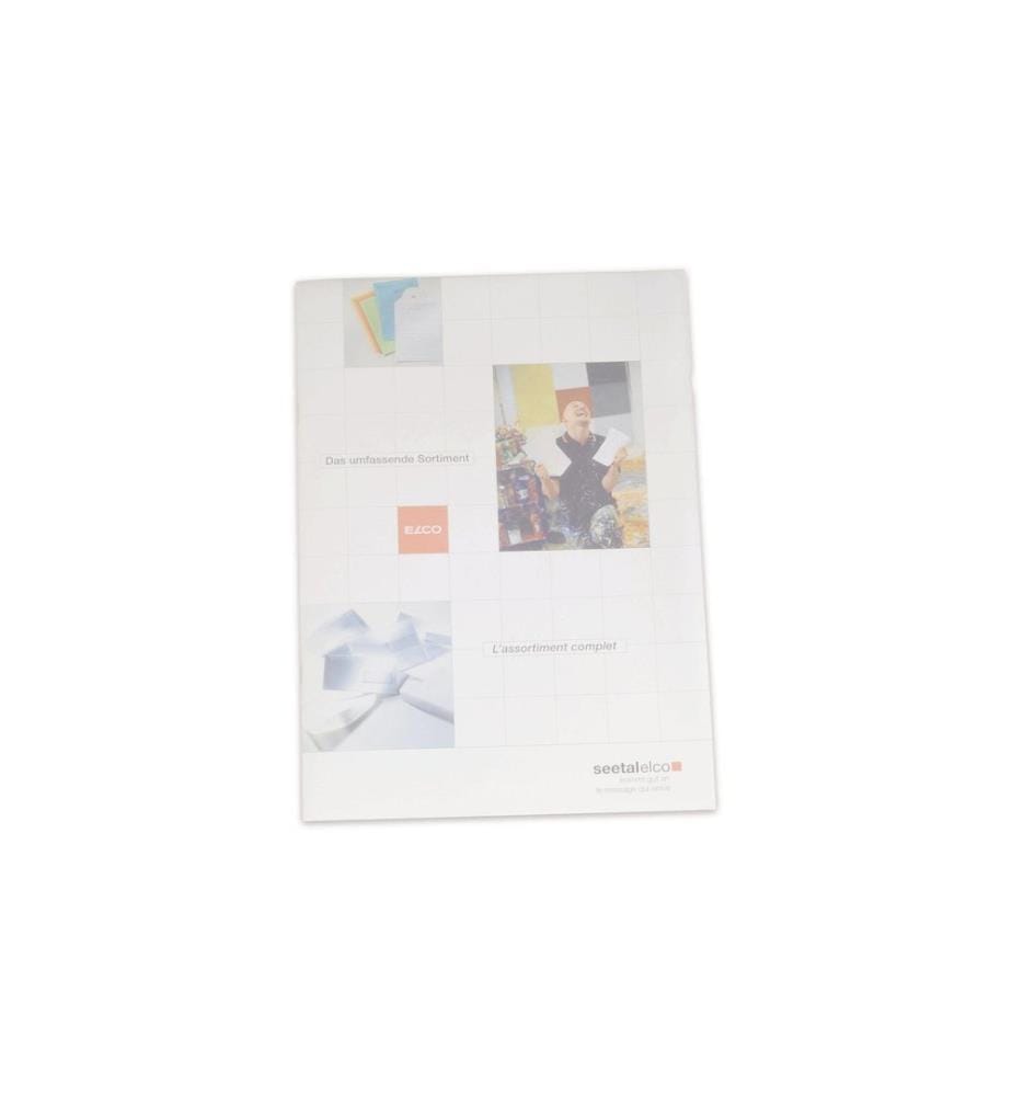 ELCO - Pochette transparente Ordo A4 Transparent Blanc, 10 pièces