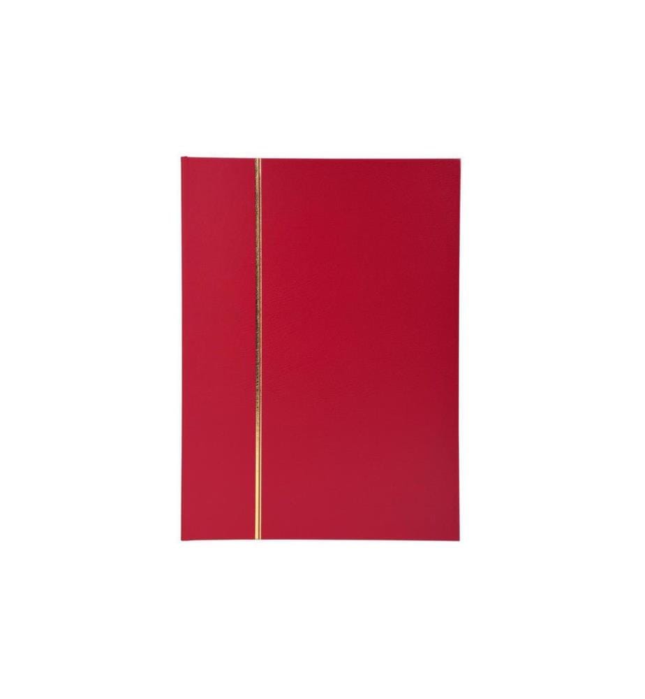 EXACOMPTA - Album de collection Timbres, 22,5 x 30,5 cm, 48 pages, rouge