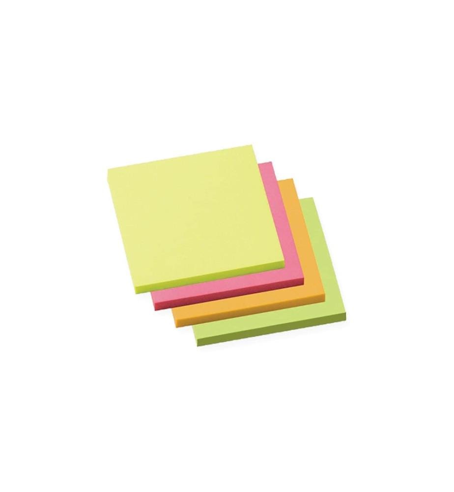 Soennecken - Notizzettel 7.5 x 7.5 cm, 4 x 100 Blätter, Mehrfarbig
