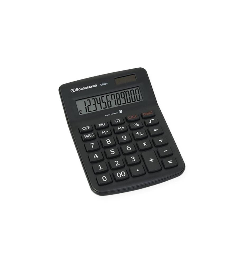 Soennecken - Calculatrice CS900, Noir