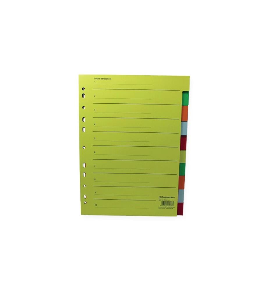 Soennecken - Register RC, 1-10