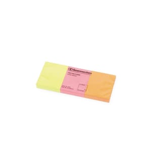 Soennecken - Notizzettel 5 x 4 cm, 3 x 100 Blätter, Mehrfarbig