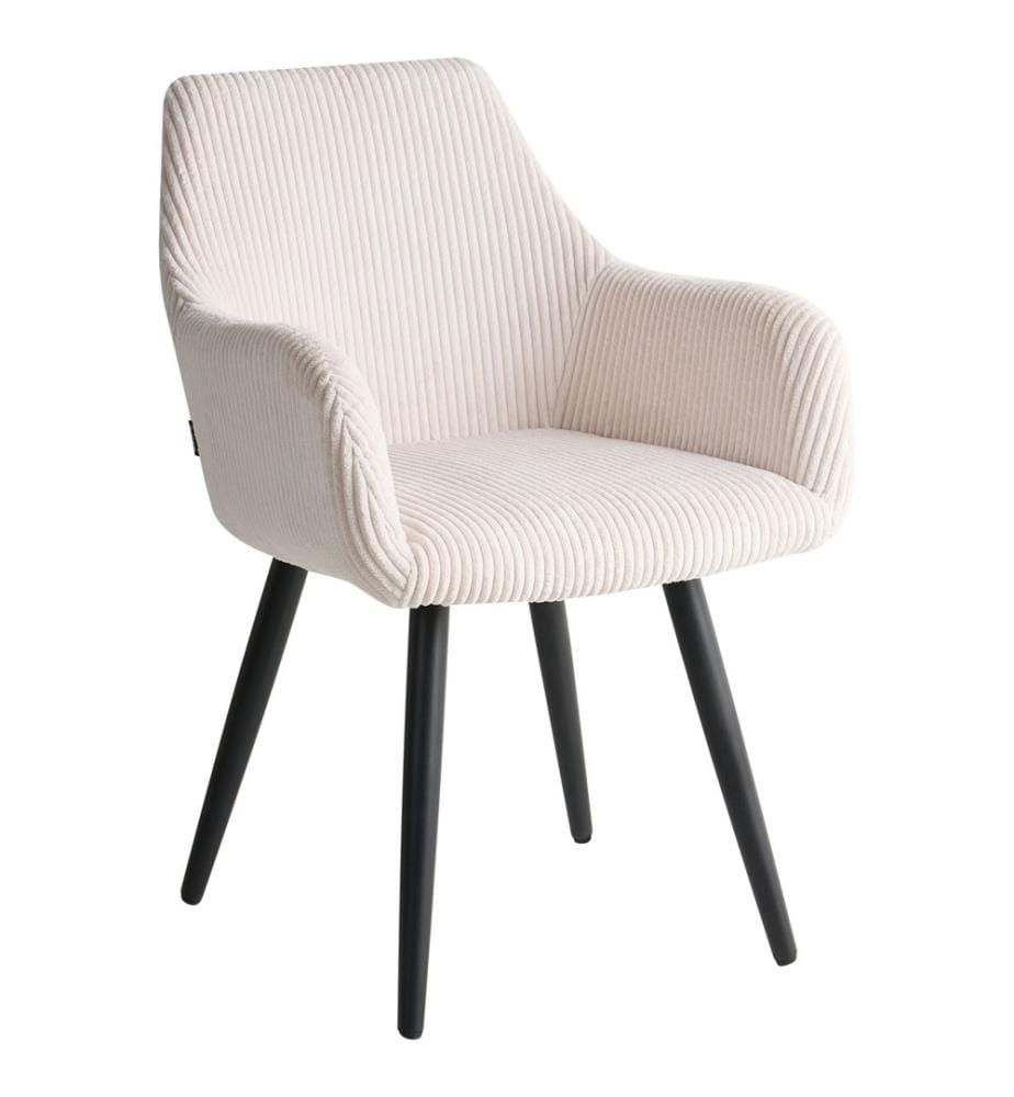 Esszimmerstuhl 2er Set MORI Cord Hellbeige